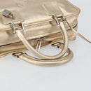 LOEWE Anagram Americana 28 Hand Bag Leather Gold Tone Auth ep12399-7