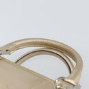 LOEWE Anagram Americana 28 Hand Bag Leather Gold Tone Auth ep12399-8