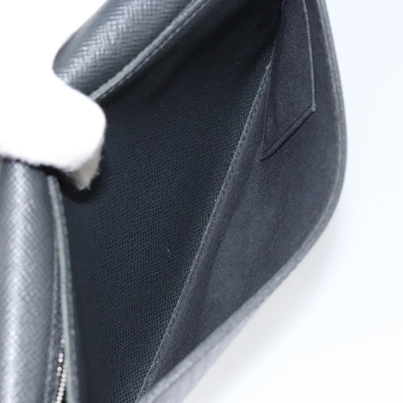 LOUIS VUITTON Taiga Belair Clutch Bag Ardoise M32592 LV Auth ep12406