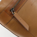 GUCCI Hand Bag Leather Outlet Brown Silver Auth ep12410-14