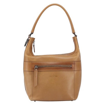 GUCCI Hand Bag Leather Outlet Brown Silver Auth ep12410 - 0