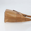 GUCCI Hand Bag Leather Outlet Brown Silver Auth ep12410-4