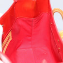 LOUIS VUITTON Monogram Vernis Reade PM Hand Bag Red Rouge M91088 LV Auth ep12416-17