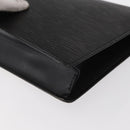 LOUIS VUITTON Epi Serie Dragonne Clutch Bag Black Noir M52612 LV Auth ep12420-16