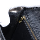 LOUIS VUITTON Epi Serie Dragonne Clutch Bag Black Noir M52612 LV Auth ep12420-21