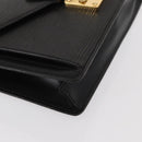 LOUIS VUITTON Epi Serie Dragonne Clutch Bag Black Noir M52612 LV Auth ep12420-8