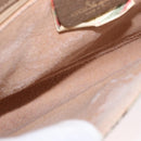 GUCCI GG Supreme Shoulder Bag PVC Beige Gold 904 02 050 Auth ep12421-17