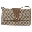 GUCCI GG Supreme Shoulder Bag PVC Beige Gold 904 02 050 Auth ep12421-2