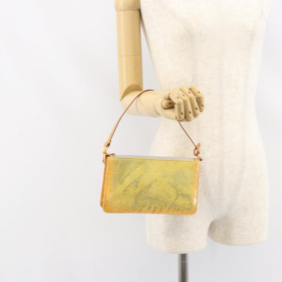 LOUIS VUITTON Monogram Vernis Lexington Accessory Pouch Gris M91056 Auth ep12425
