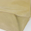 LOUIS VUITTON Monogram Vernis Reade PM Hand Bag Beige M91334 LV Auth ep12426-15
