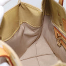 LOUIS VUITTON Monogram Vernis Reade PM Hand Bag Beige M91334 LV Auth ep12426-19