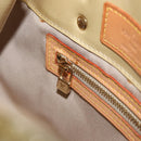 LOUIS VUITTON Monogram Vernis Reade PM Hand Bag Beige M91334 LV Auth ep12426-20