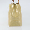LOUIS VUITTON Monogram Vernis Reade PM Hand Bag Beige M91334 LV Auth ep12426-4