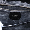 GUCCI Hand Bag Enamel 2way Black Gold 000 1669 0503 Auth ep12427-20