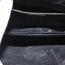 GUCCI Hand Bag Enamel 2way Black Gold 000 1669 0503 Auth ep12427-11