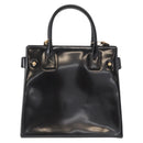 GUCCI Hand Bag Enamel 2way Black Gold 000 1669 0503 Auth ep12427-13