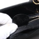 GUCCI Hand Bag Enamel 2way Black Gold 000 1669 0503 Auth ep12427-12