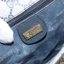 GUCCI GG Supreme Shoulder Bag PVC Navy Gold 001 116 0847 Auth ep12430-19