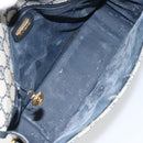 GUCCI GG Supreme Shoulder Bag PVC Navy Gold 001 116 0847 Auth ep12430-10