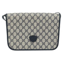 GUCCI GG Supreme Shoulder Bag PVC Navy Gold 001 116 0847 Auth ep12430-13