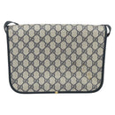 GUCCI GG Supreme Shoulder Bag PVC Navy Gold 001 116 0847 Auth ep12430-2