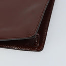 GUCCI Clutch Bag Enamel Brown Auth ep12432-15