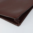 GUCCI Clutch Bag Enamel Brown Auth ep12432-14