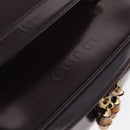 GUCCI Vanity Hand Bag Enamel Purple Gold 032 1956 0151 Auth ep12433-17