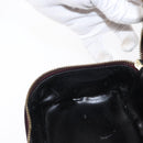 GUCCI Vanity Hand Bag Enamel Purple Gold 032 1956 0151 Auth ep12433-20