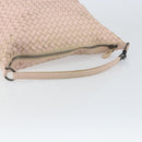 BOTTEGA VENETA INTRECCIATO Hand Bag Leather Pink Auth ep12436-7