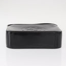 GUCCI Shoulder Bag Enamel Black Auth ep12438-10