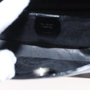 GUCCI Shoulder Bag Enamel Black Auth ep12438-16