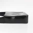 GUCCI Shoulder Bag Enamel Black Auth ep12438-5