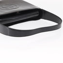 GUCCI Shoulder Bag Enamel Black Auth ep12438-7