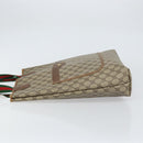 GUCCI GG Supreme Web Sherry Line Tote Bag PVC Beige Red 89 02 003 Auth ep12439-5