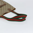 GUCCI GG Supreme Web Sherry Line Tote Bag PVC Beige Red 89 02 003 Auth ep12439-7
