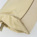 PRADA Shoulder Bag Nylon Beige Gold Auth ep12445-14