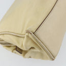 PRADA Shoulder Bag Nylon Beige Gold Auth ep12445-16