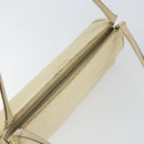 PRADA Shoulder Bag Nylon Beige Gold Auth ep12445-6