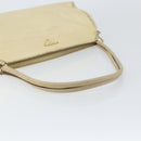 PRADA Shoulder Bag Nylon Beige Gold Auth ep12445-7