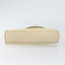 PRADA Shoulder Bag Nylon Beige Gold Auth ep12445-5