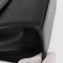 Burberrys Hand Bag Leather Black Silver Auth ep12447-9