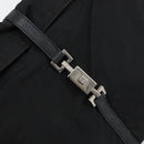 GUCCI Jackie Shoulder Bag Nylon Black Silver 001 3355 1781 Auth ep12448-17