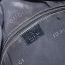 GUCCI Jackie Shoulder Bag Nylon Black Silver 001 3355 1781 Auth ep12448-18