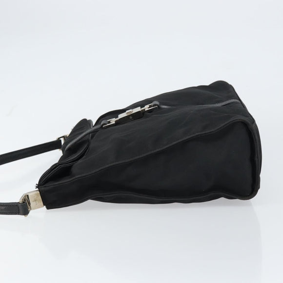 GUCCI Jackie Shoulder Bag Nylon Black Silver 001 3355 1781 Auth ep12448