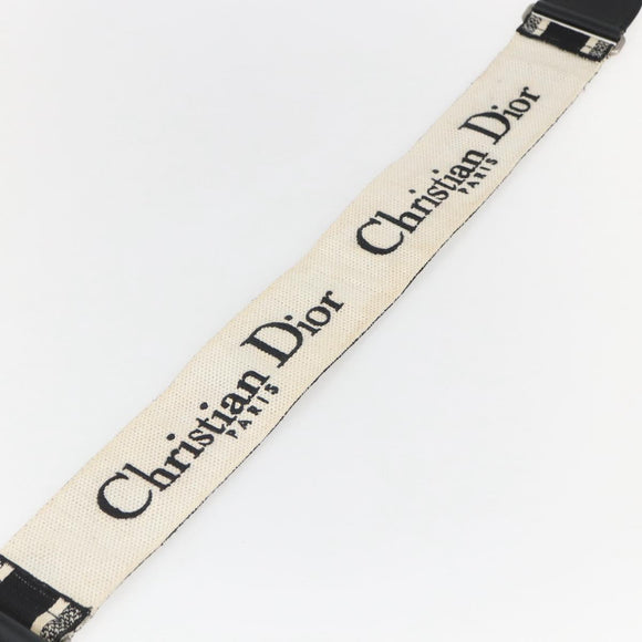 Christian Dior Shoulder Strap Canvas 31.5"" Navy Auth ep12454