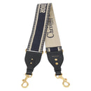 Christian Dior Shoulder Strap Canvas 32.3"" Navy Auth ep12457-3