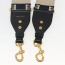 Christian Dior Shoulder Strap Canvas 32.3"" Navy Auth ep12457-5