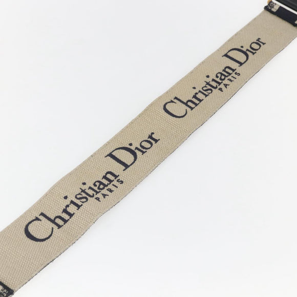 Christian Dior Shoulder Strap Canvas 32.3"" Navy Auth ep12457