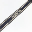 Christian Dior Shoulder Strap Canvas 32.3"" Navy Auth ep12457-7